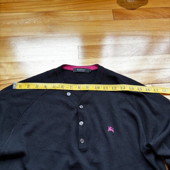 urberry Black Label Men's Wool Knit Sweater - Size 2 (JP M / US S-M) - Picture 3 of 13